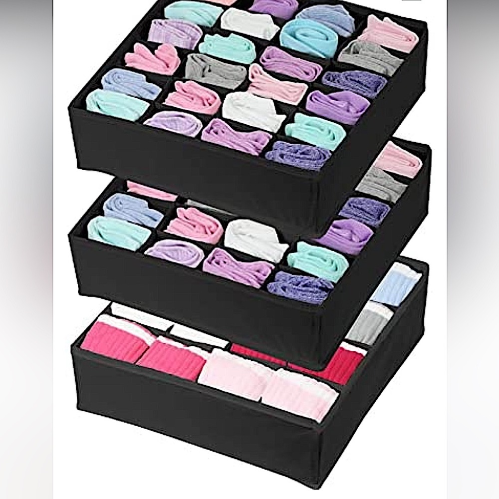 Foldable Fabric Organizer Drawer Dividers